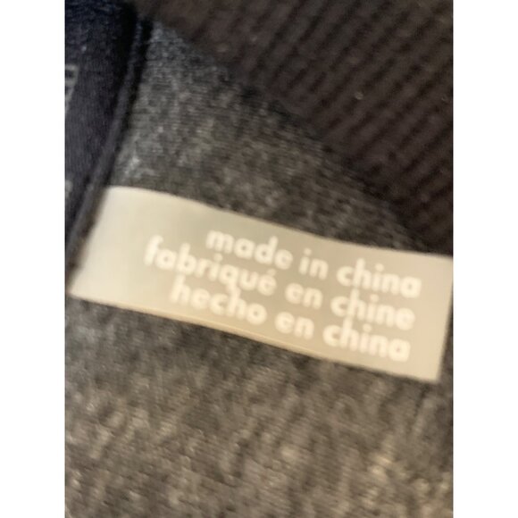 Karl Lagerfeld Paris Plaid Wool Crewneck Sweater L/G With Zip Pocket RF10607 - Picture 11 of 13